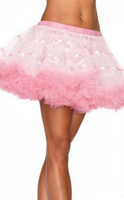 White and Pink Layered TuTu